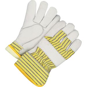 Classic Fitter Gloves - Large, 3X-Large, Thinsulate™, Grain Cowhide, Safety, Rubberized