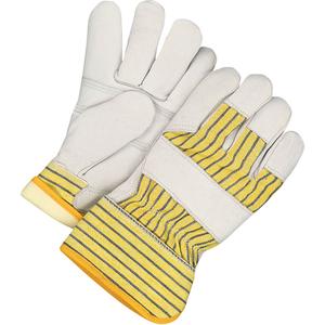 Classic Fitter Gloves with Patch Palm - One Size, Thinsulate™, Grain Cowhide, Safety, Rubberized