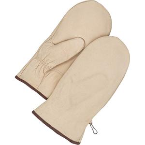 Classic Unlined Grain Cowhide Mitts - One Size, Mitt