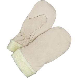 Classic Lined Grain Cowhide Mitt - One Size, Mitt