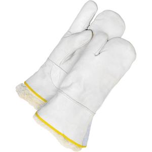 Classic Lined Grain Cowhide 1-Finger Mitt - Large, Mitt