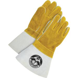 Welder Gloves with 5" Cuff - One Size, Flannel, Split Cowhide