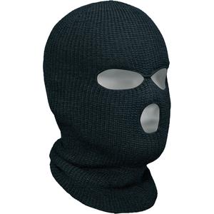 Classic 3-Hole Balaclava - Acrylic, Black