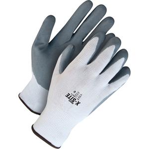 X-Site™ Coated Gloves - 10, 11, 6, 7, 8, 9, Nylon, Foam Nitrile, Dipped Palm, ASTM ANSI Level A1, EN 388 Level 4, EN 388 Level 2, EN 388 Level 1, Unrated, Grey