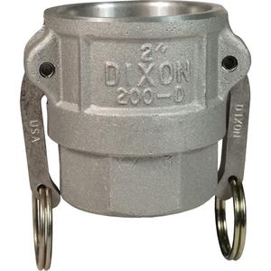 Cam & Groove Coupler - Aluminum, Type D, 1-1/2", Male NPT, 250 PSI