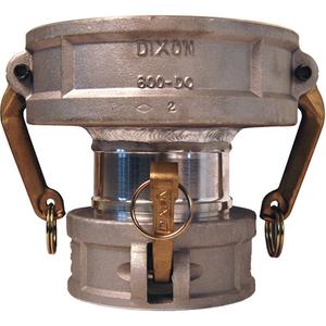 Cam & Groove Coupler - Aluminum, None, 4", None, 75 psi