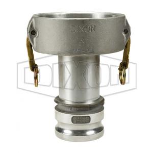 Dixon® Cam & Groove Reducing Coupler x Adapter - Aluminum, 75 psi, None, 3", 6"