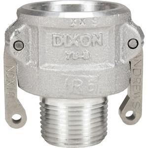 Cam & Groove Coupler - Aluminum, None, 3/4", Male NPT, 250 PSI