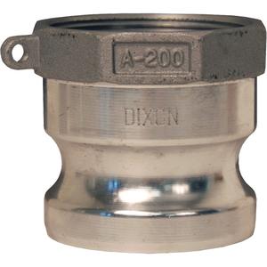 Global Cam & Groove Adapter - Aluminum, None, 1", Female NPT, 250 PSI