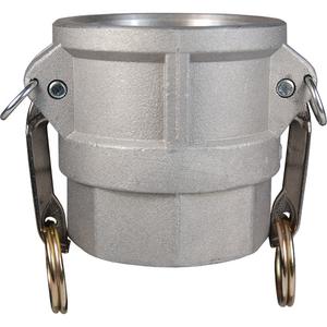 Global Cam & Groove Coupler - Aluminum, None, 1", Female NPT, 250 PSI