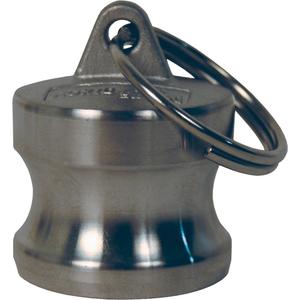 Global Cam & Groove Dust Plug - Stainless Steel, Type DP, 1"
