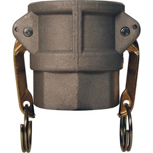 Global Cam & Groove Coupler - Aluminum, Type D, 1-1/2", Female NPT, 250 PSI