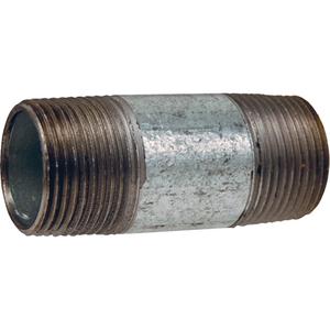 Dixon® Mining Pipe Nipple - Zinc-Plated Steel, Male NPT, 1"