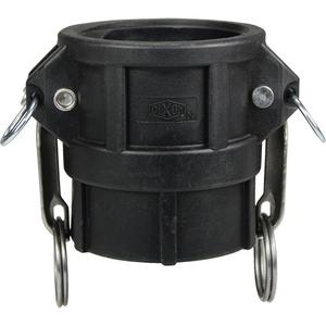 Cam & Groove Coupler - Polypropylene, Type D, 3", Female NPT, 60 PSI