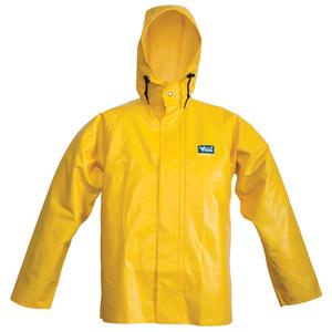 Journeyman® Hooded Jacket - Polyester/PVC, Medium, Yellow, None