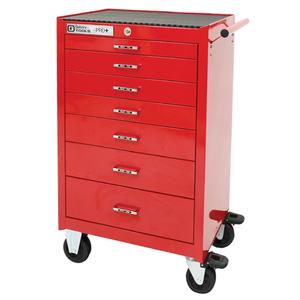 PRO+ Series Roller Cabinet - 7, Red, 19", 26", 42"