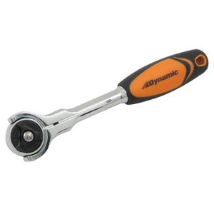 Swivel-Head Ratchet Wrench - 6", 1/4", Cushion Grip, 72, Limited Lifetime