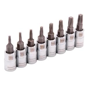 Standard Length Socket Set - Torx®, 1/4", 8, 1/4", Limited Lifetime