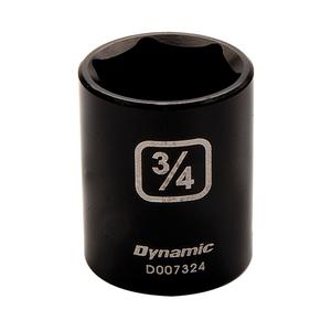 SAE Socket - 3/8", 5/16", 1/2", 9/16", 3/4", 3/8", 7/16", 1.125", 6, Impact, Standard, Limited Lifetime