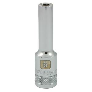 Metric Socket - 3/8", 6 mm, 7 mm, 8 mm, 9 mm, 10 mm, 11 mm, 12 mm, 13 mm, 14 mm, 15 mm, 16 mm, 17 mm, 18 mm, 19 mm, 20 mm, 21 mm, 22 mm, 23 mm, 2.5", 6, Hand/Standard, Deep, Limited Lifetime