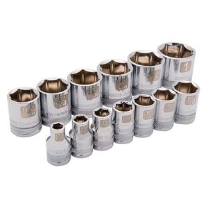 SAE Socket Set - 3/8", Hand/Standard, Standard, 13, 3/8, 6-point, Limited Lifetime