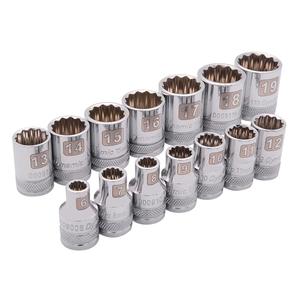 Metric Socket Set - 3/8", Hand/Standard, Standard, 14, Limited Lifetime