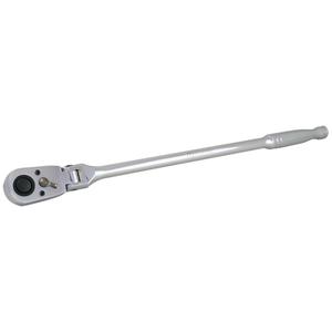 Flex-Head Quick-Release Ratchet Wrench - 17-3/4", 1/2", Plain, 48, Limited Lifetime