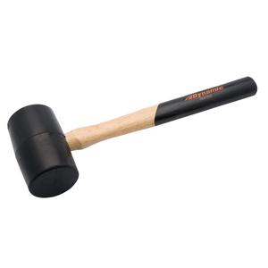 Rubber Mallet - 1 lbs., Plain, Wood, 11-3/4", 2.15"