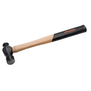 Ball Pein Hammer - 16 oz., Polished, Wood, 13-5/8", 1.19"