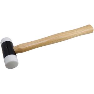 Soft-Face Hammer - 14 oz., Plain, Wood, 11-5/8", 1-1/3", 1.34"