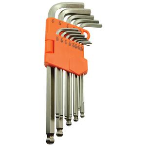 Ball End Hex Key Set - 13, Imperial, Limited Lifetime