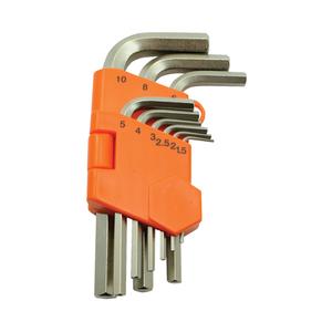 Hex Key Set - 9, Metric, Limited Lifetime