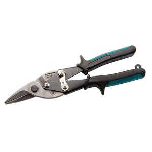 Aviation Snips - 1-7/10", 10", Straight, Green, Right, Limited Lifetime