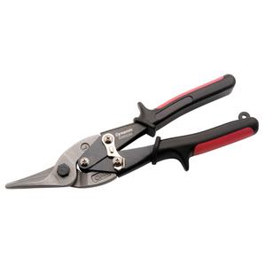 Aviation Snips - 1-7/10", 10", Straight, Red, Left, Limited Lifetime