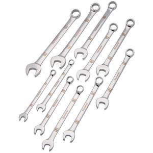Wrench Set - 11, Metric, Combination, 12-point, Limited Lifetime