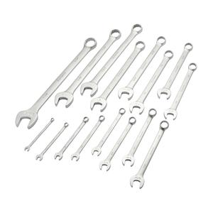Wrench Set - 16, Imperial, Combination, 12-point, Limited Lifetime
