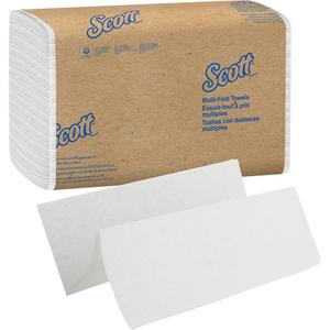 Scott® Essential Multi-Fold Paper Towels - 1, 9-1/5", 9-2/5", 250, White, Case, 16
