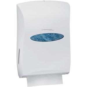 Kimberly-Clark Professional™ Universal Folded Towel Dispenser - Manual, 13.31", 5.85", 18.85", White