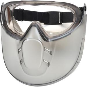 Capstone® Shield Safety Goggles with Removable Faceshield - Closed/Direct, Clear, ANSI Z87+/Meets/Exceeds CSA Z94.3, Anti-Fog, Elastic, D3: Droplet and Splash Test, D4: Dust Test