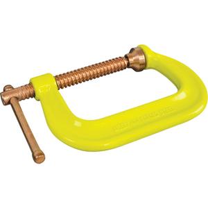 Regular-Duty Deep Throat C-Clamp - 6" (152 mm), 4-1/8" (105 mm), 6900 lbs.