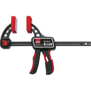 One-Handed EZ Clamp - 6" (152 mm), 2-3/8" (60 mm), 150 lbs., 5" - 12"