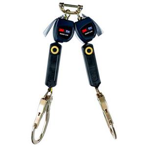 Nano-Lok™ Self-Retracting Lifeline - 6', 2, Polyester/Dyneema®, Swivel, Single Pin, Steel, Rebar Hook, Steel, 2-1/2", 3600 lbs.