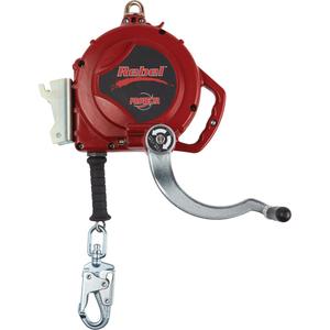 Rebel™ Self-Retracting Lifeline - 50', 1, Galvanized Steel, Swivel, Carabiner, Aluminum, Snap Hook, Aluminum