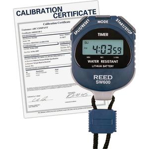 REED™ SW600 Stopwatch with ISO Certificate - Digital, ±3 seconds/day, Countdown up to 9:59:59, Water Resistant