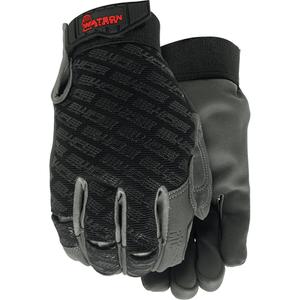 Daytona Work Armour Gloves - Medium, Large, X-Large, Synthetic/Suede, ANSI Level 6