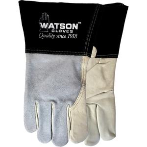 Fabulous Fabricator Gloves - Medium, Large, X-Large, Cotton/Fleece, Grain Cowhide, ANSI Level 2