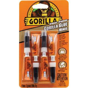 Original Glue - 4 x 3 g, Tube, Tan, 10 min., 24 hrs., 10-15 minutes, 1-2 hours, 24 hours, Yes