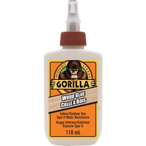 Wood Glue - 4 oz., Squeeze Bottle, 10 min., 30 min., 5-10 minutes, 20-30 minutes, 24 hours, Yes
