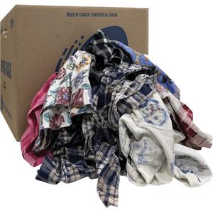 Select Wiper Rags - Flannel, Mix Colours
