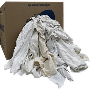 Wiper Rags Box - Ganzie, White